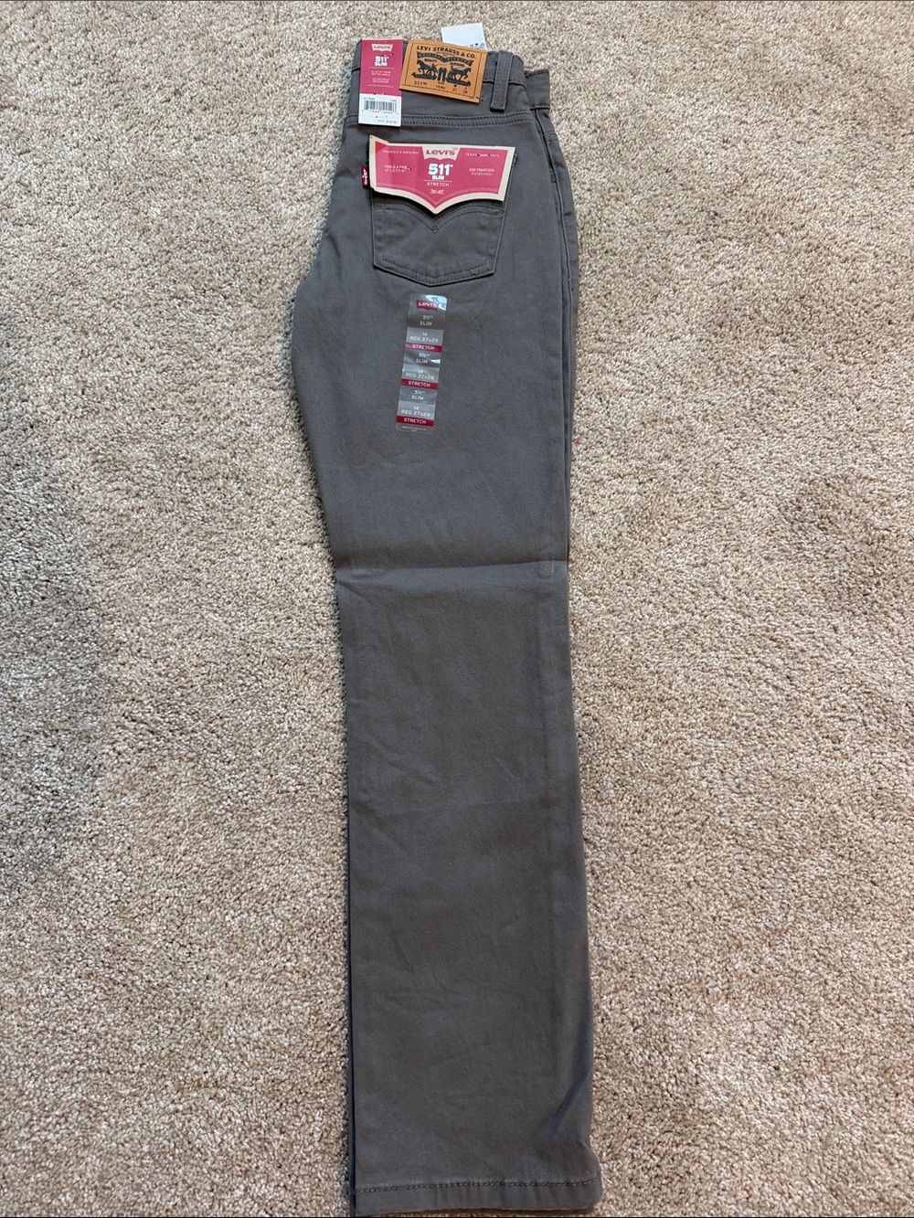 Levi's Kids Straight Leg Jeans - Gray